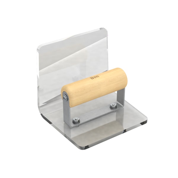 Bon Tool Step Tool, Plex Inside 6" X 5", 1/2" Radius 5" Lip Wood Handle 12-695 - main